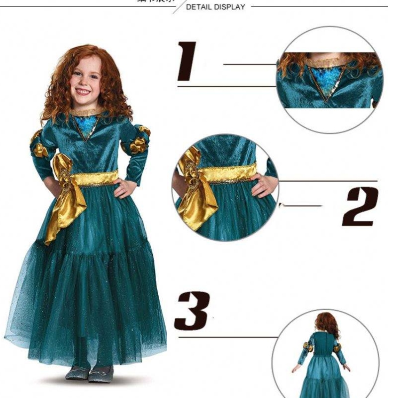 Garota Cosplay Princess Dress Little Adventures Princesa Medieval Dress Up Fantas Fantaspace para meninas
