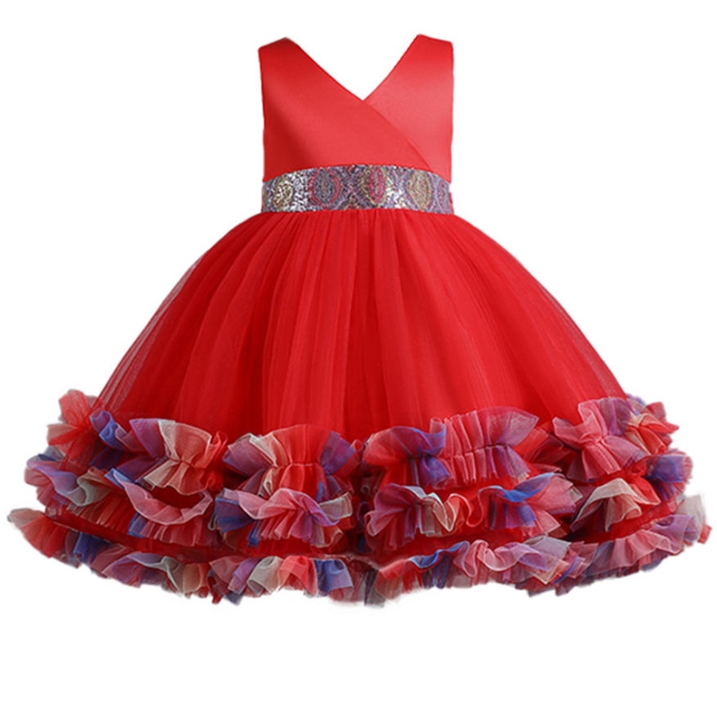 Menina Flor Princess Dress Summer Tutu Vestidos de festa denatal para crianças roupas de garotas roupas de fantasia