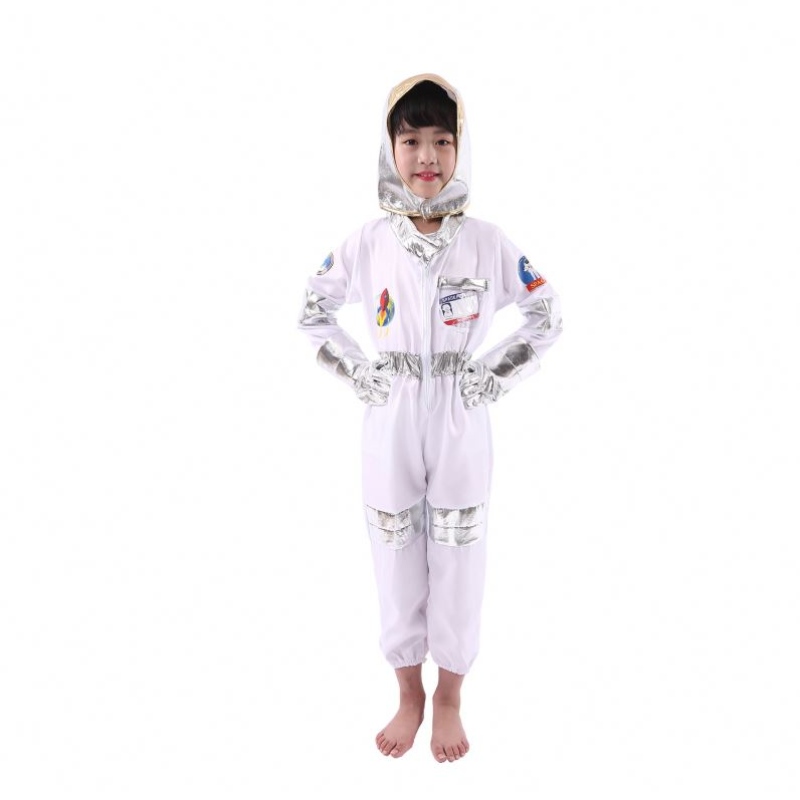 Astranauta Cosplay Costume de Halloween traje Helloween Carnival Cosplay Full Dressing Ball Kids Rocket Space Suit