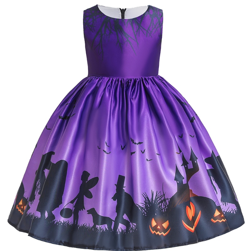 Roupas de crianças \\\\ Prind Halloween Princess Dress for Halloween